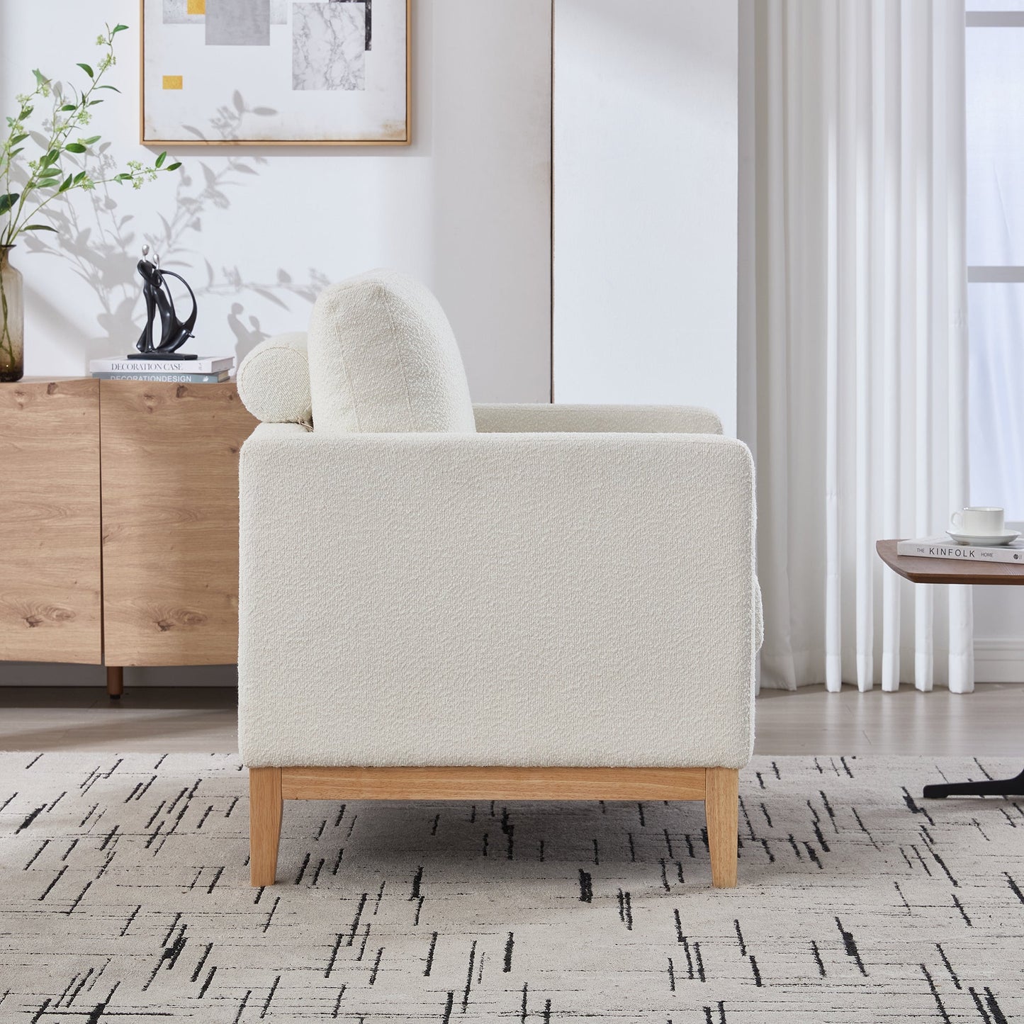 Modern Farmhouse Performance Accent Chair