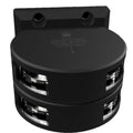 Lopolight Series 201-011 - Double Stacked Masthead Light - 3NM - Vertical Mount - White - Black Housing  [201-011ST-B]