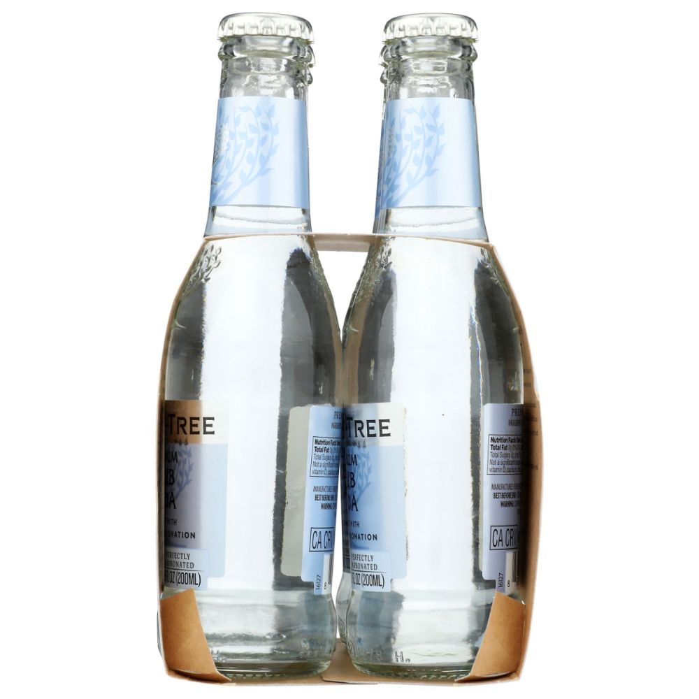 FEVER TREE: Premium Club Soda 4 Bottles, 27.2 fo