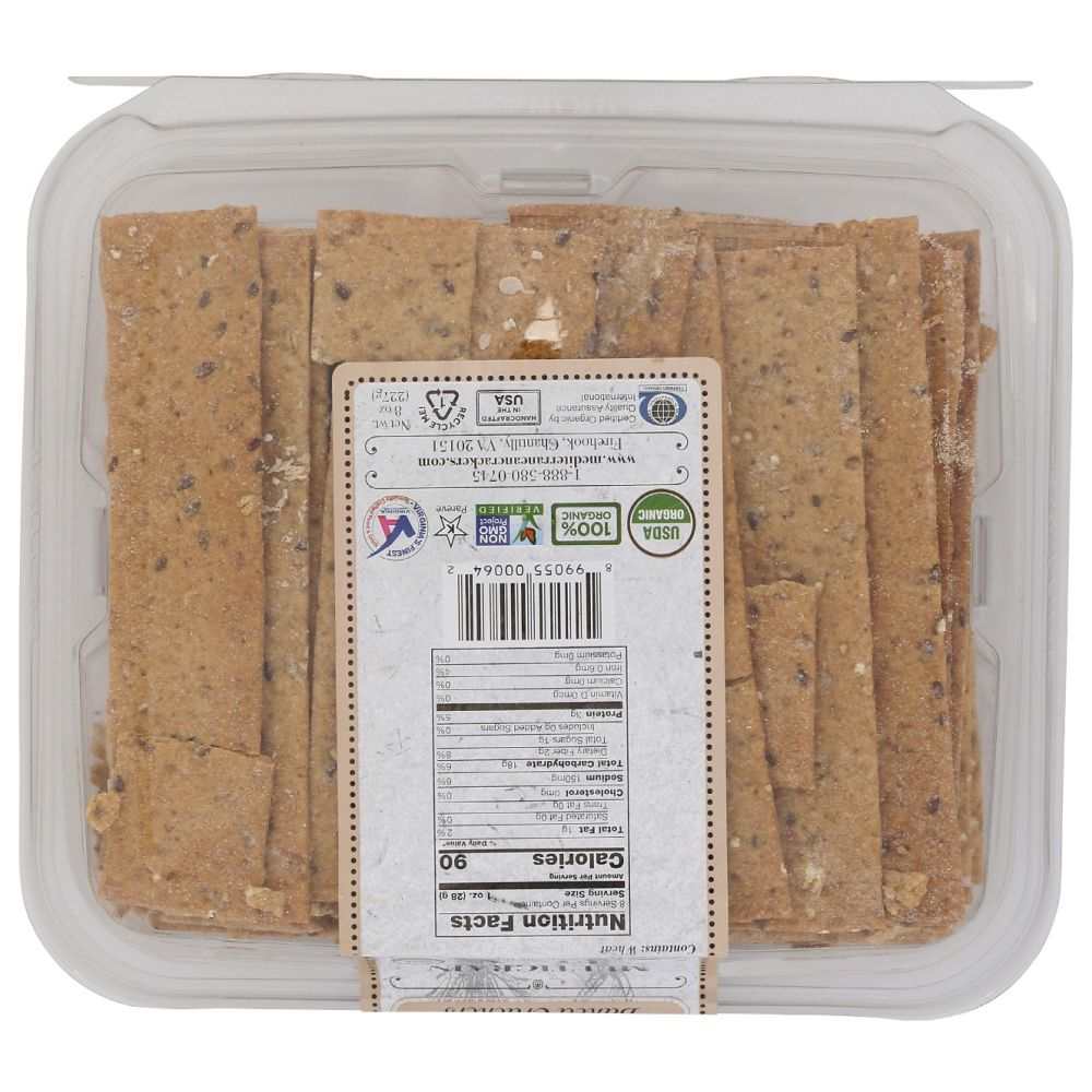 FIREHOOK: Multigrain Flax Baked Cracker - Crunchy Snack | Cheeses 8oz