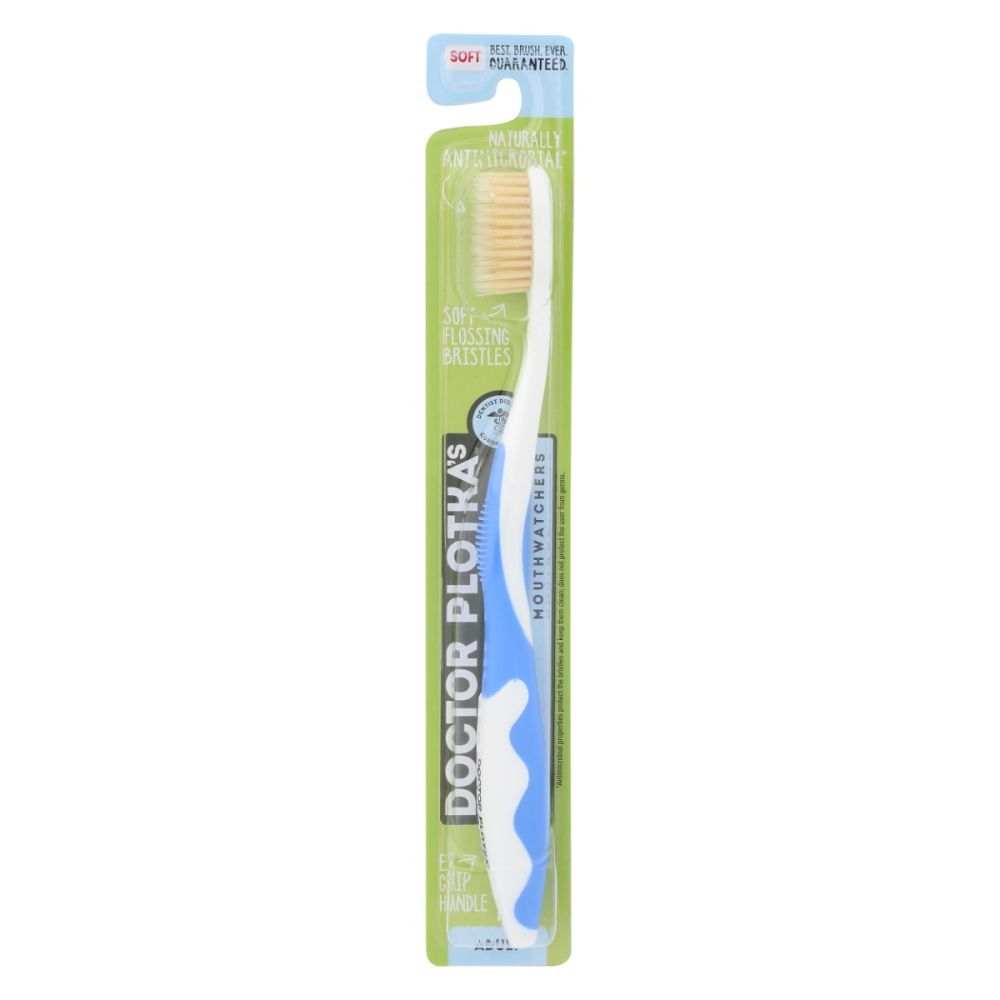 MOUTH WATCHERS Toothbrush | Adult Manual Blue - Long-lasting Bristles