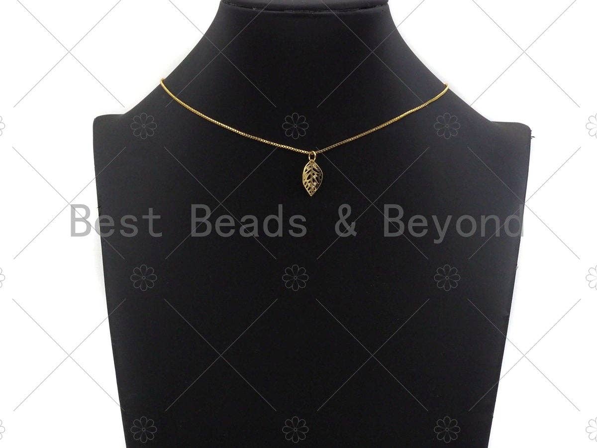 Leaf Shape Charms, Gold Silver Rose Gold Leaf Charms, Leaf Pendant, Leaf Necklace Charms, 10x16mm, Sku#Y338