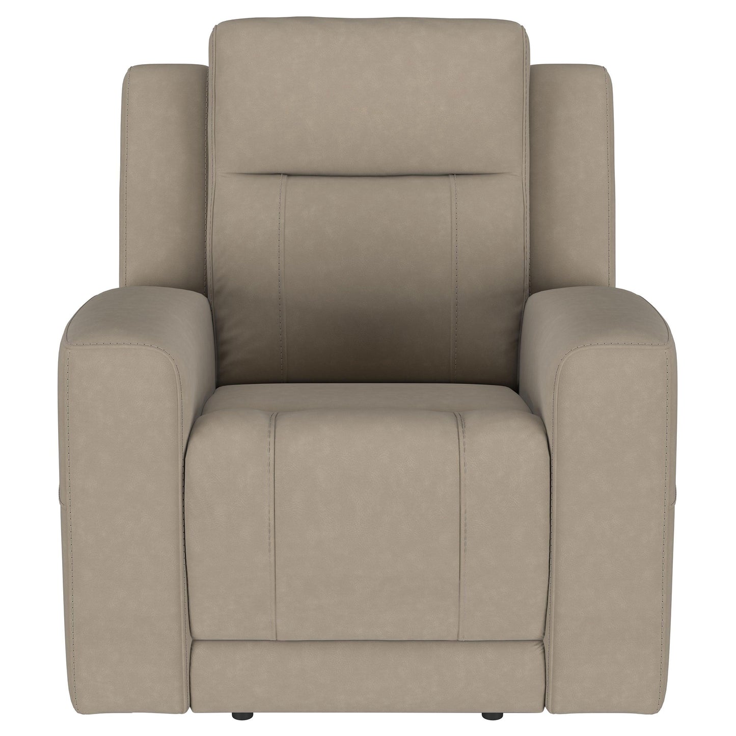 Slater Taupe Upholstered Recliner