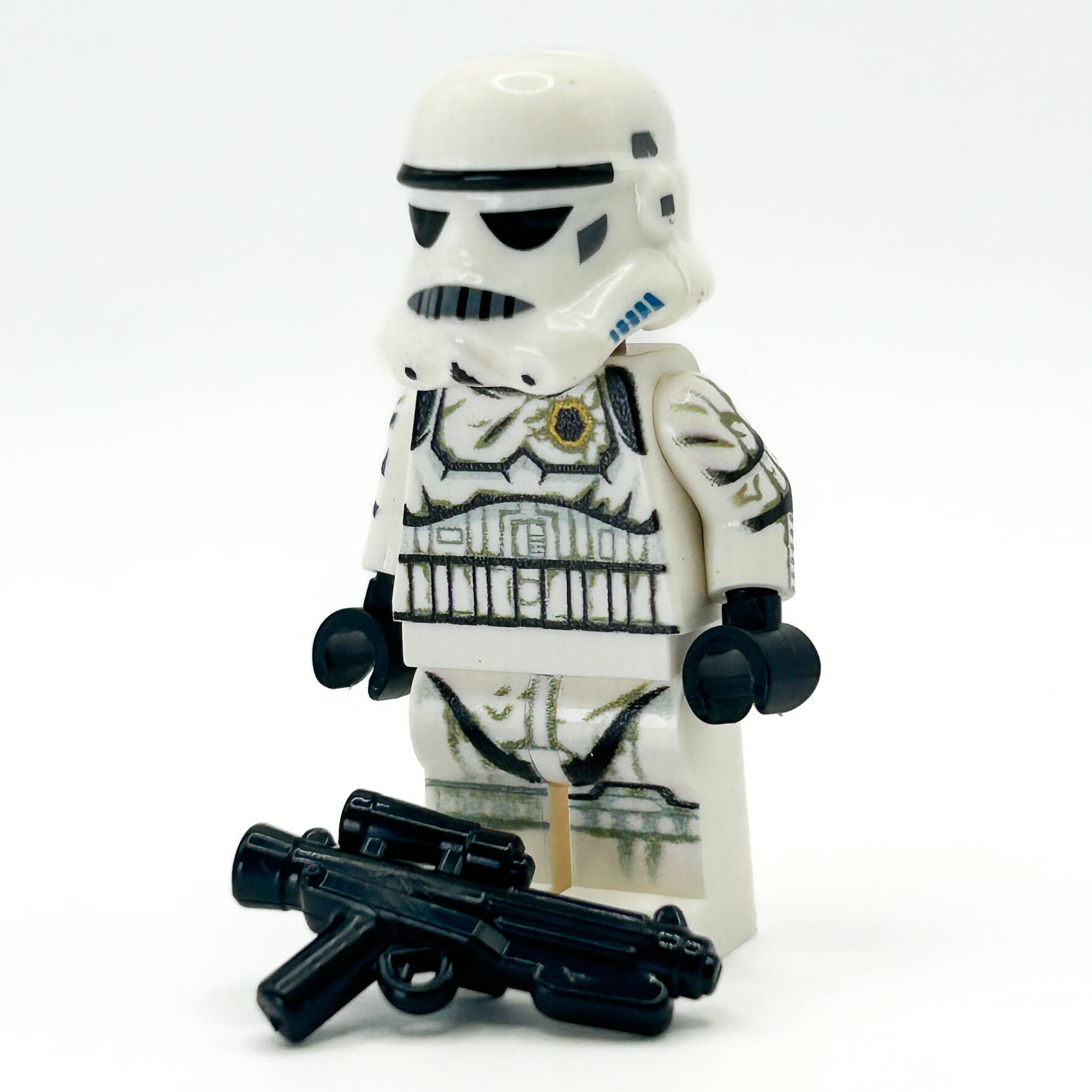Stormtrooper (Battle Worn, Blaster Shot) Minifig - B3 Customs