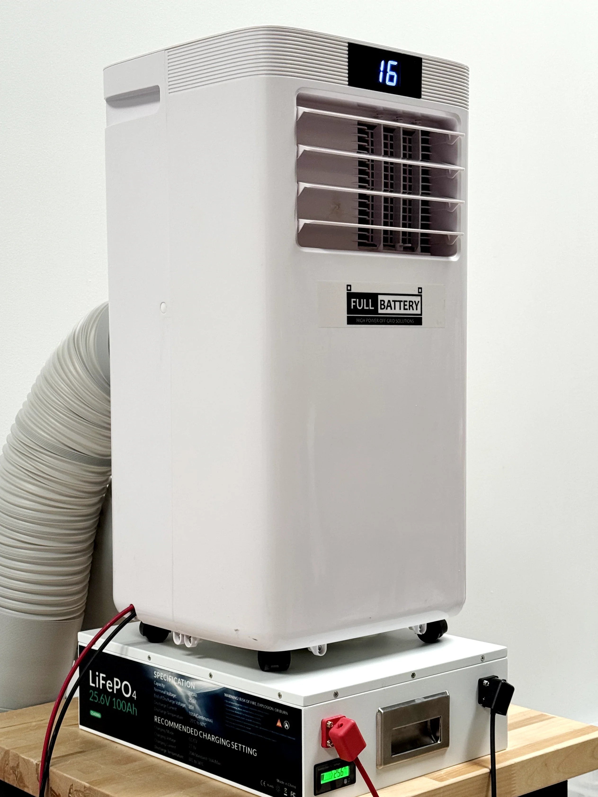 Climatiseur et Chauffage (thermopompe, 12 000 BTU/h) Portables DC 24V Purs, à Batterie/Solaire