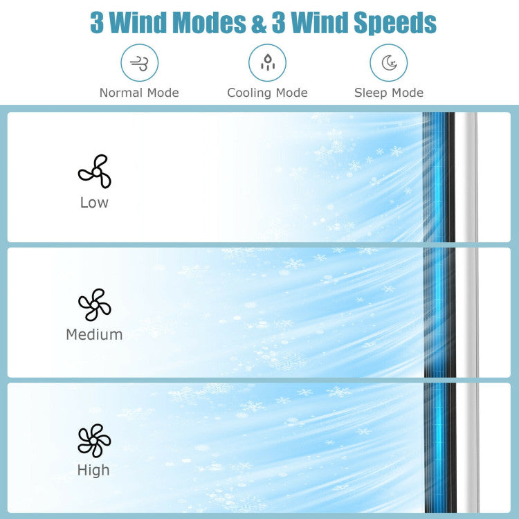 41" Cooling Fan with 3 Modes & Speeds