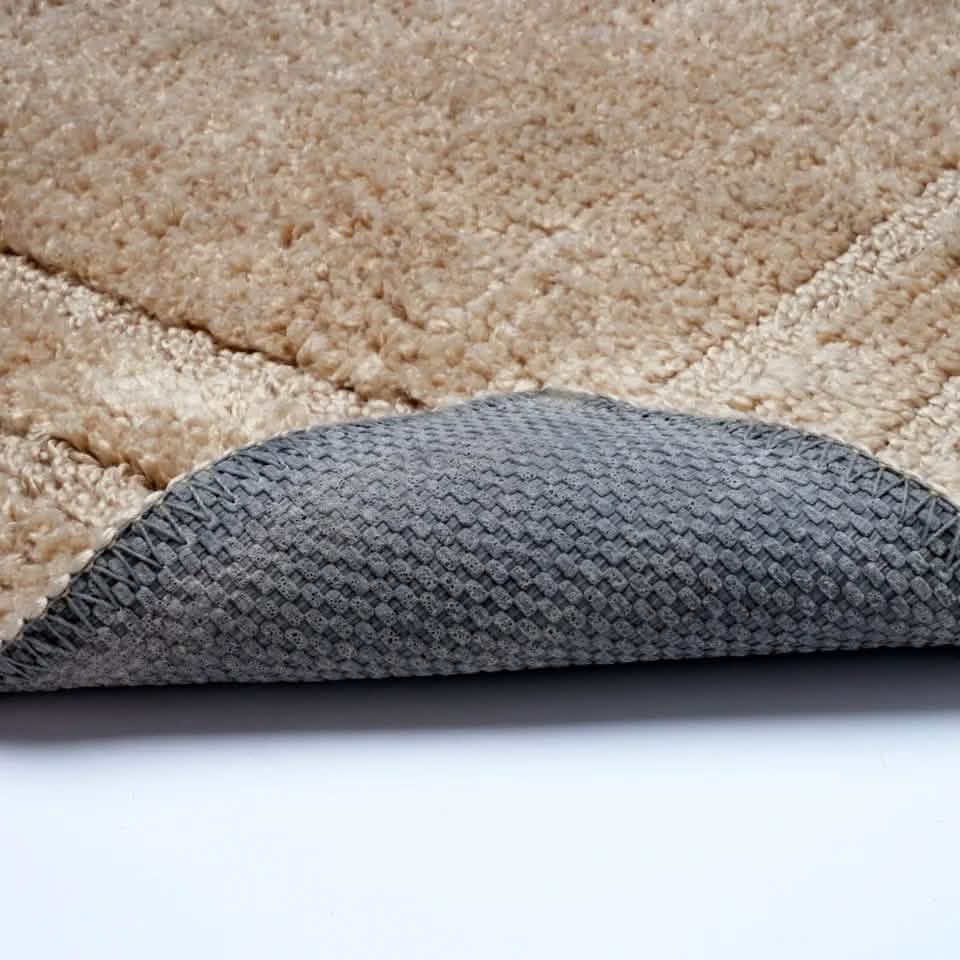 2-Piece: Bibb Home Microfiber Shag Bath Mat Set