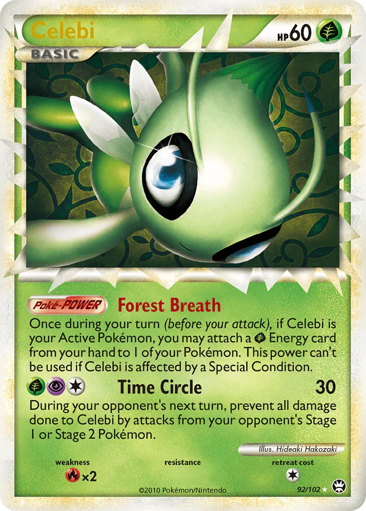 Celebi (92/102) [HeartGold & SoulSilver: Triomphe]