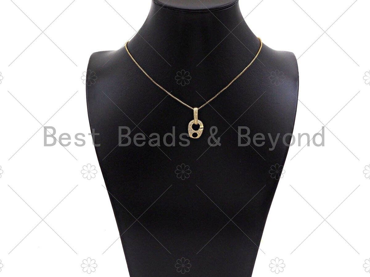 CZ Micro Pave Soda Tab Shape Pendant/Charm,Cubic Zirconia Charm, Necklace Bracelet Charm Pendant,9x11mm/12x16mm, Sku#LK221