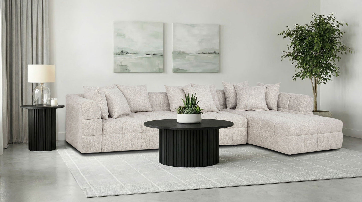 Amara 3-Piece Upholstered Sectional Sofa