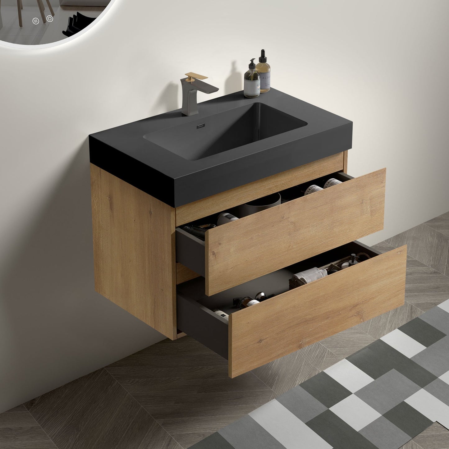 Alice 30" Wall Mounted Bathroom Vanity
