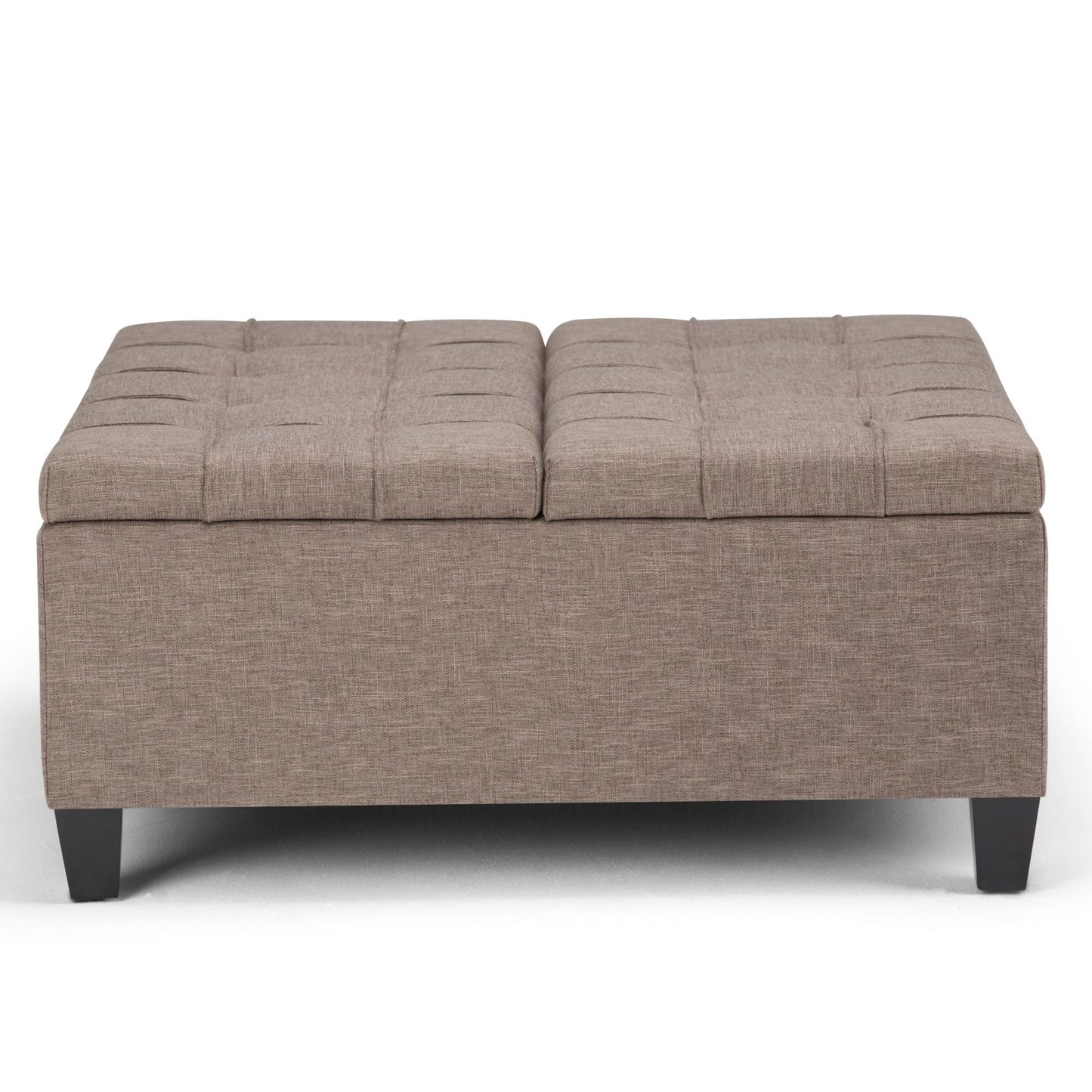 Harrison - Coffee Table Storage Ottoman - Tanners Brown