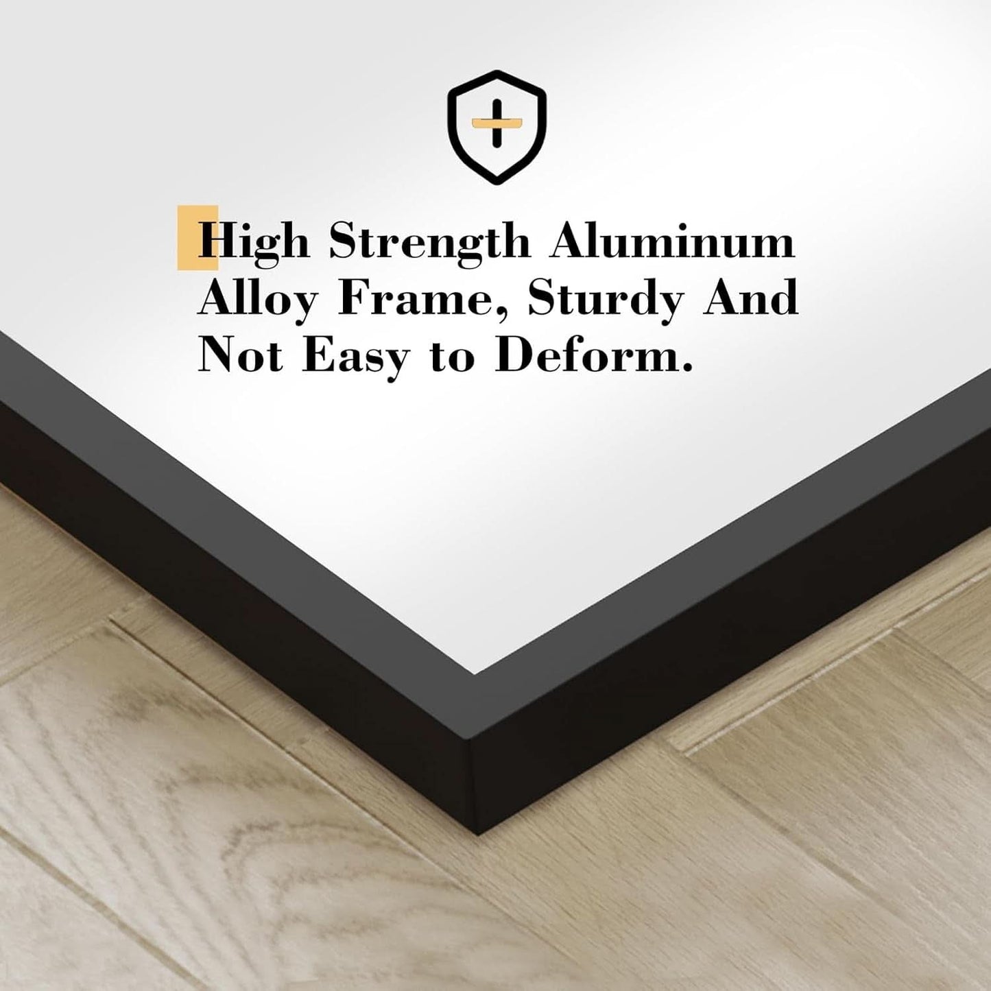 Full Length Floor Mirror 59x17 Aluminum Frame for Bedroom