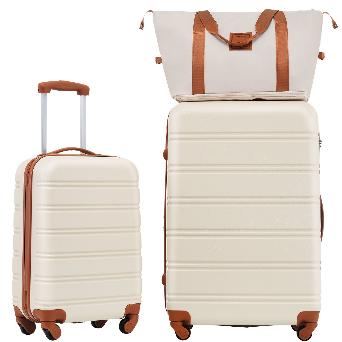 Hardshell Luggage Sets 2Pcs + Bag Spinner Suitcase