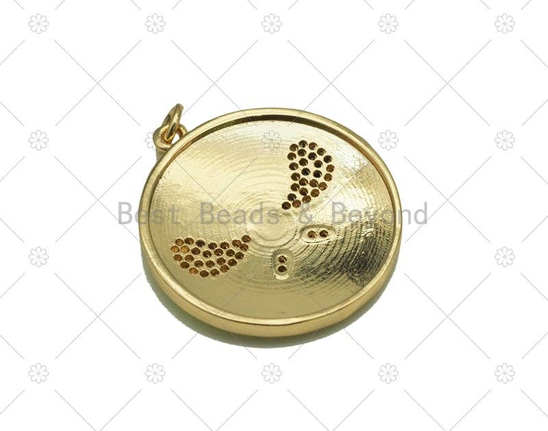 Enamel Skull Charm, Skull Pendant, Halloween Jewlery, sku#F1452