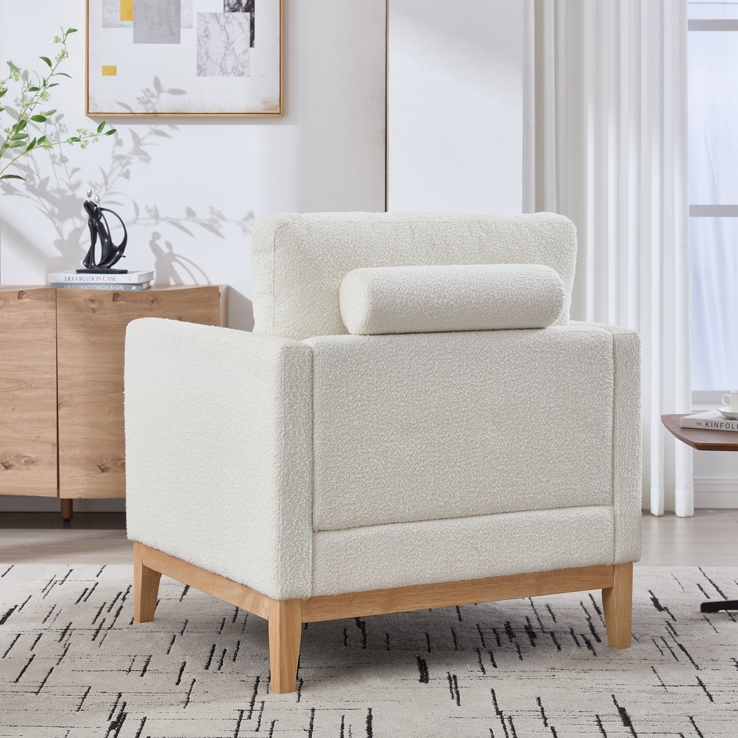 Modern Farmhouse Performance Accent Chair