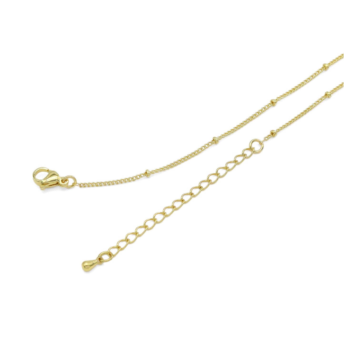 Colorful Round CZ Chain Adjustable Necklace, Sku#EF536