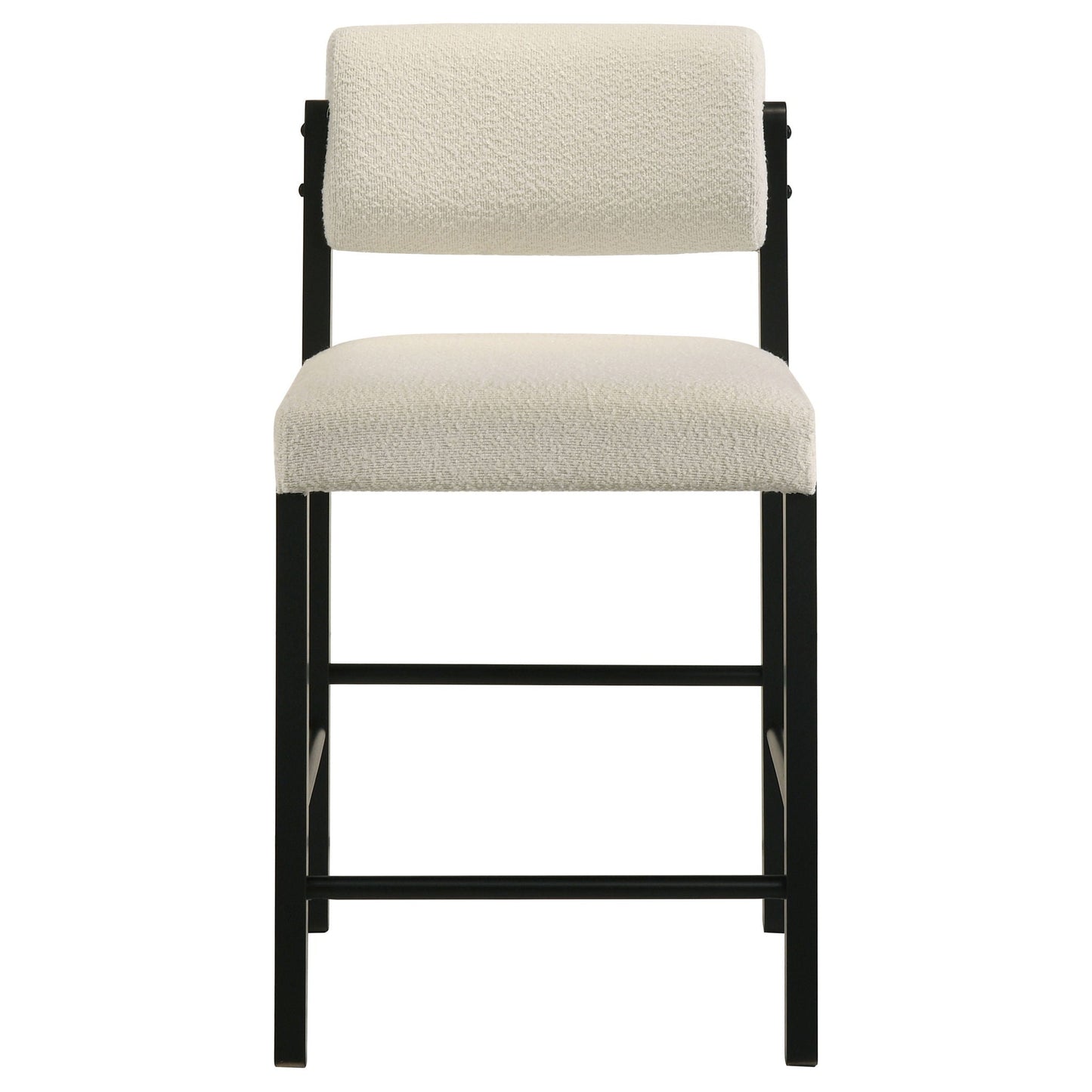 Hamlyn 5-piece Round Wood Counter Height Dining Set Cream and Black