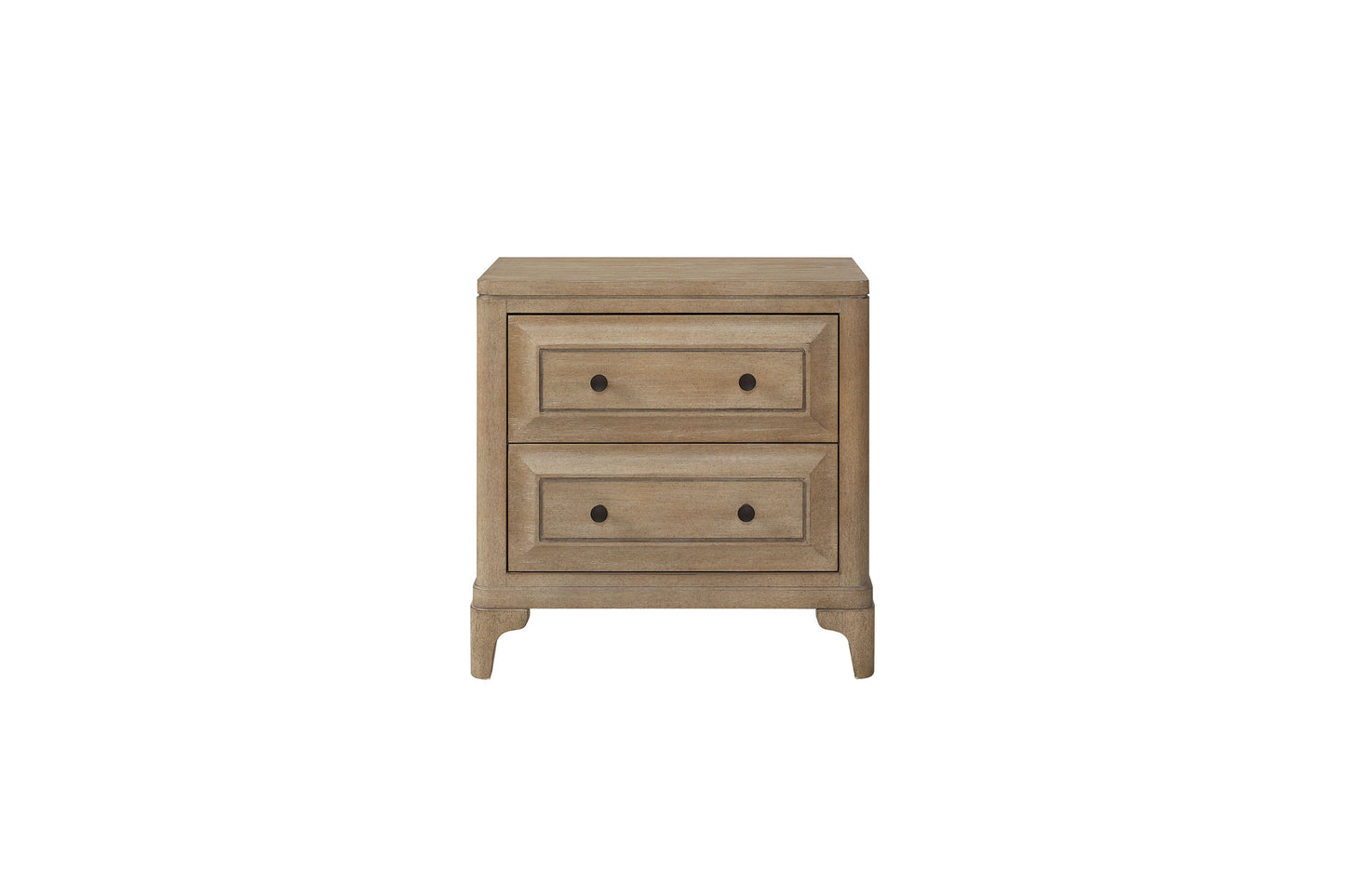 2 Drawer Nightstand With USB Charging Ports