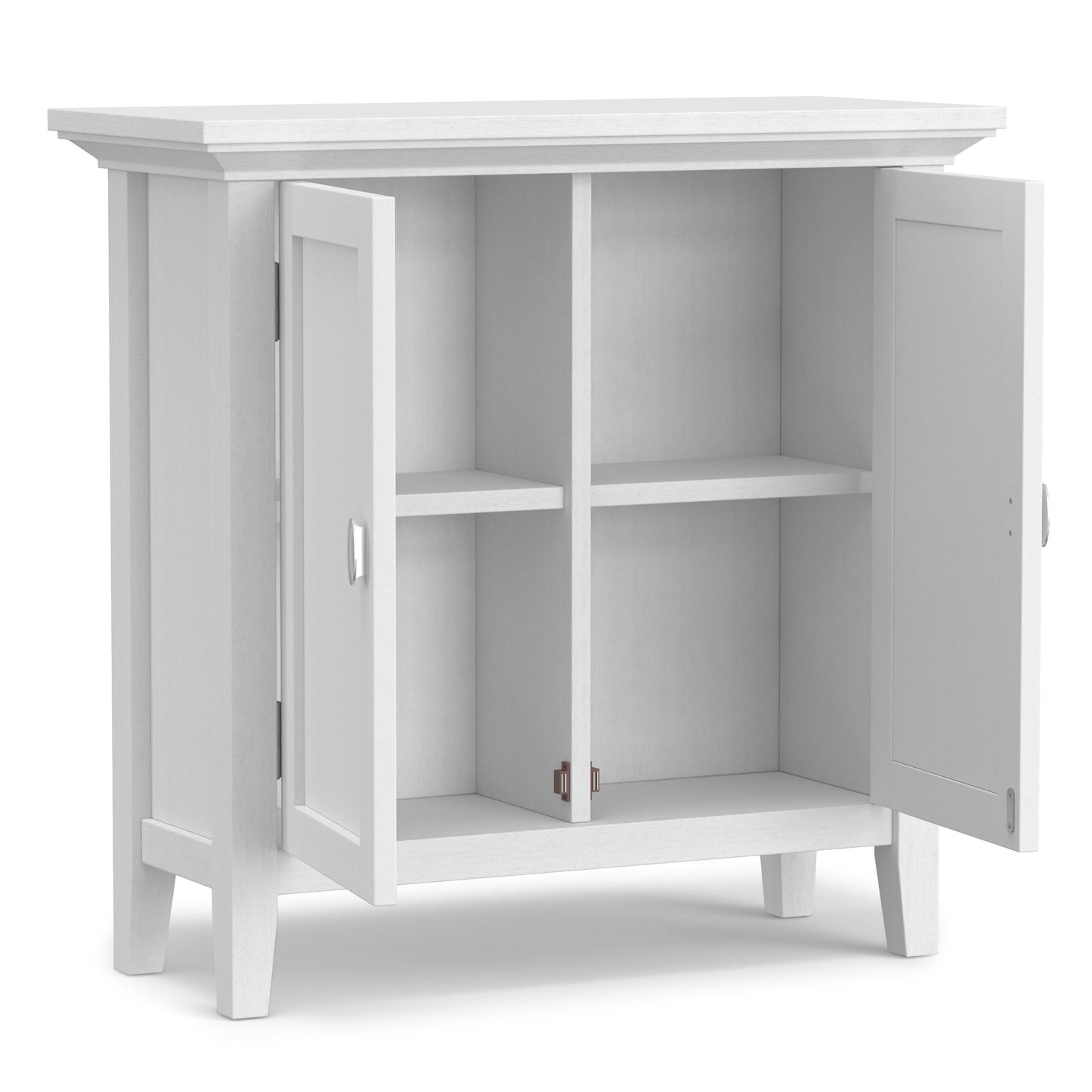 Redmond 32 Inch Wide Solid Wood Low Storage Cabinet