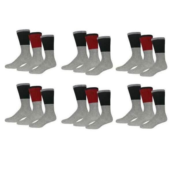 Lot de 9 paires : Chaussettes thermiques isolantes pour homme, temps froid