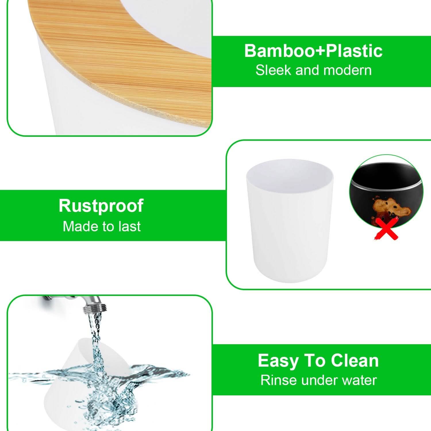 9-Piece: Bathroom Accessories Set