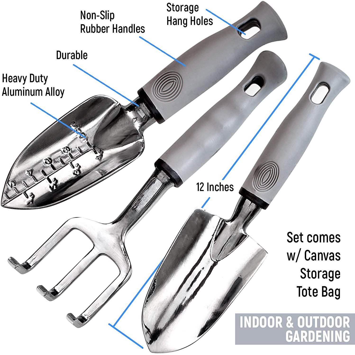 9-Piece: Heavy Duty Aluminum Alloy Gardening Tools Set