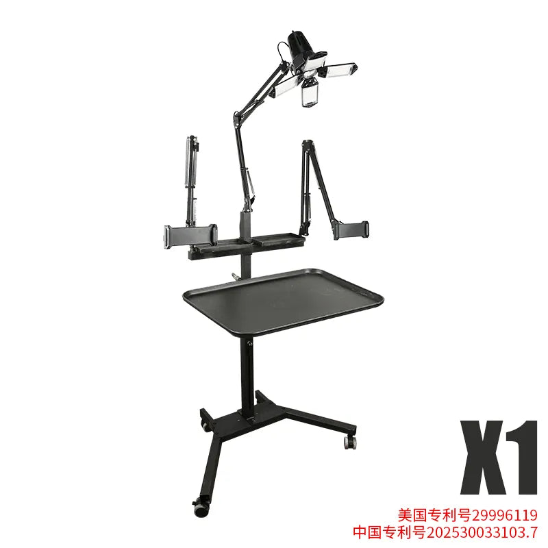 BANC DE TATOUAGE MULTIFONCTIONNEL TAIDU PROMOTION DOUBLE SUPPORT AVEC LUMIÈRE
