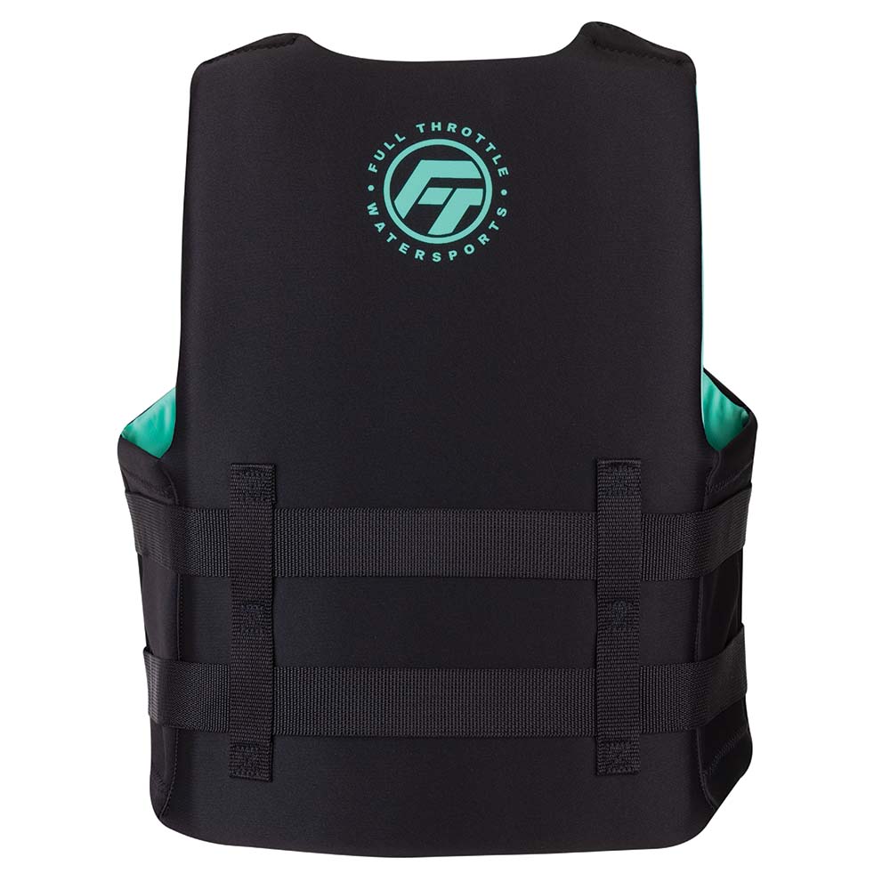 Gilet de sauvetage à séchage rapide Full Throttle Adulte - S/M - Aqua/Noir [142100-505-030-22]