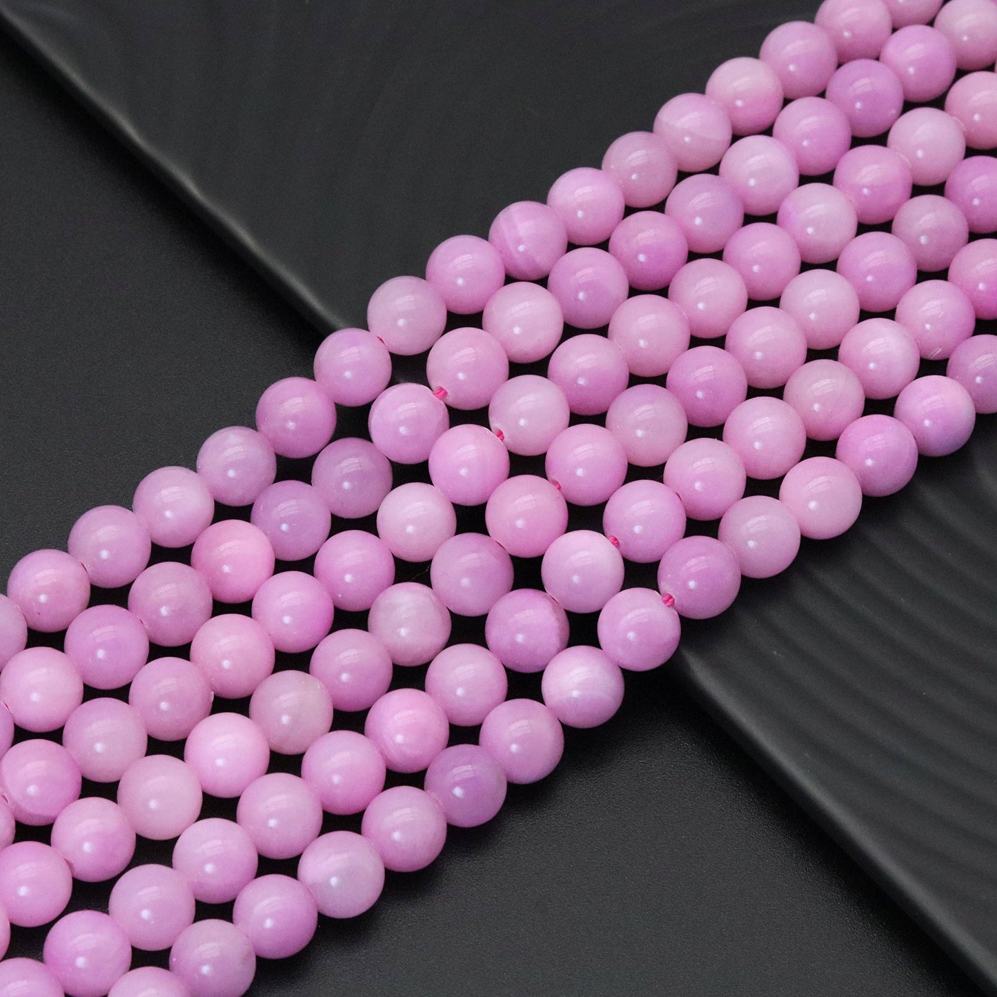 Kunzite Jade Round Smooth Beads, 15inch full strands, Sku#U1852