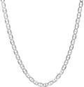Collier en argent sterling 925 à maillons Marina de 2 mm