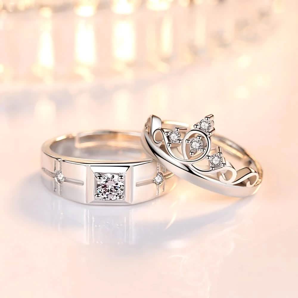 925 Sterling Silver New Jewelry Fashion Couple Ring