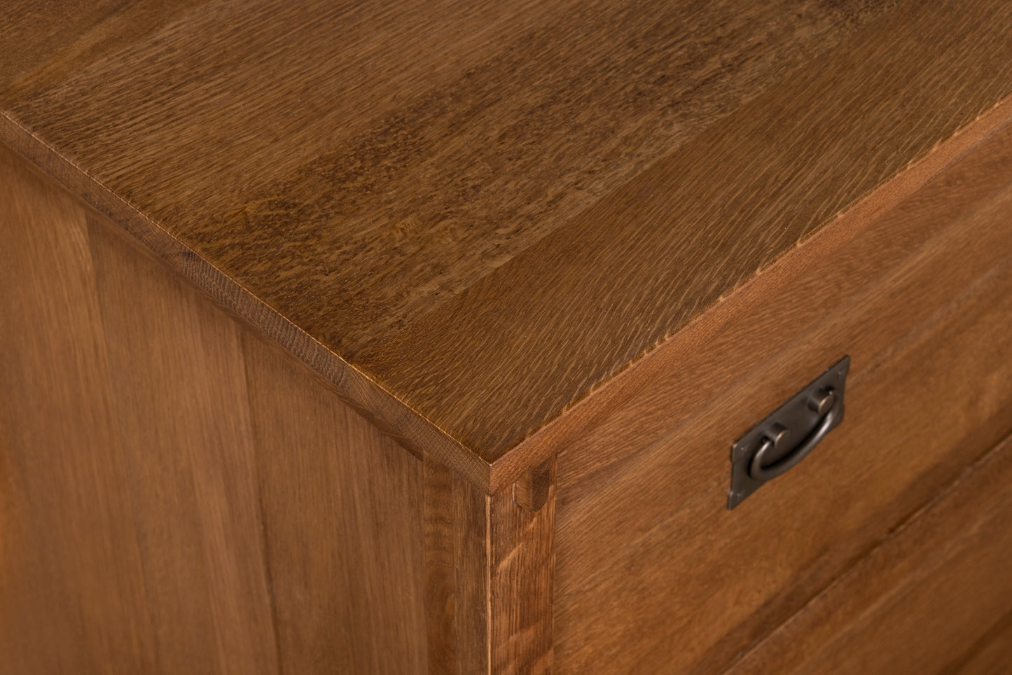 Mission Oak 2-Drawer Lateral File Cabinet – Walnut Stain | In Stock & Ready to Ship