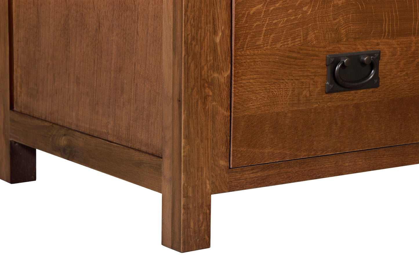 Mission Style Solid Oak Chest of Drawers - Michael's Cherry (MC-A)