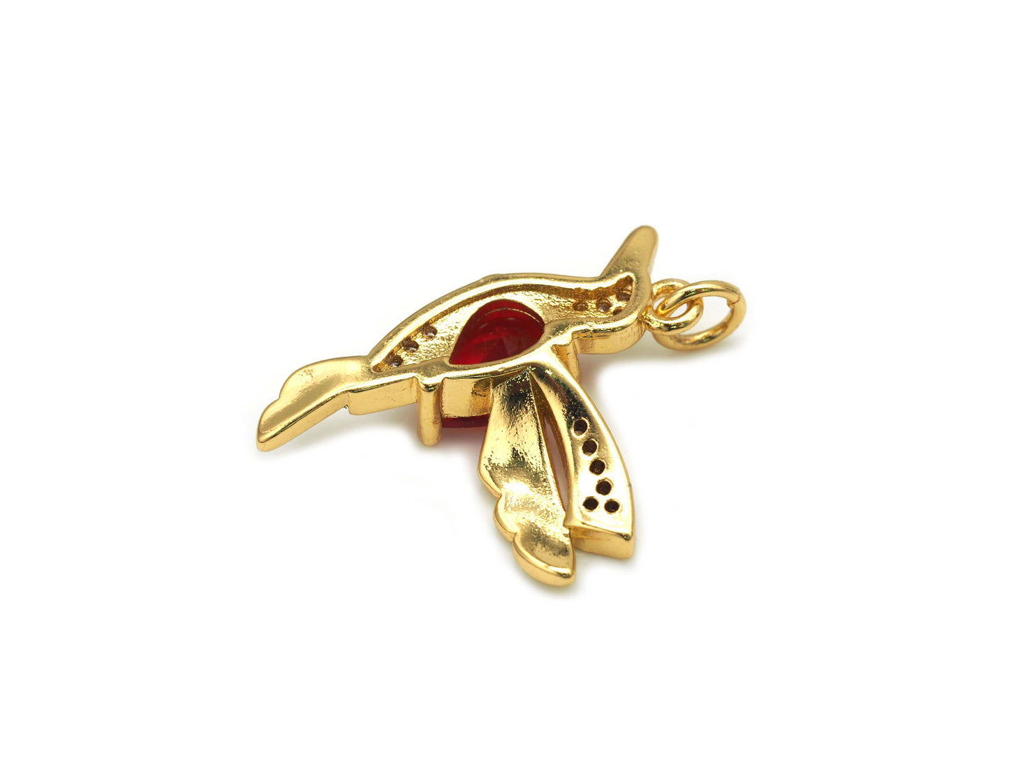 CZ Bird Pendant, Sku#LK597