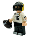Figurine du joueur de football américain Jax, n°16, fabriquée à partir de pièces LEGO - B3 Customs