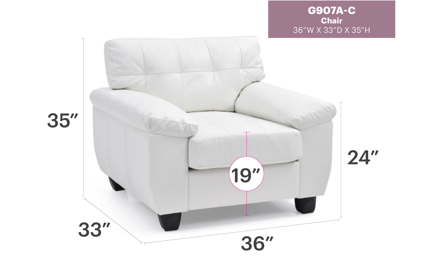 Chic Modern Accent Chair