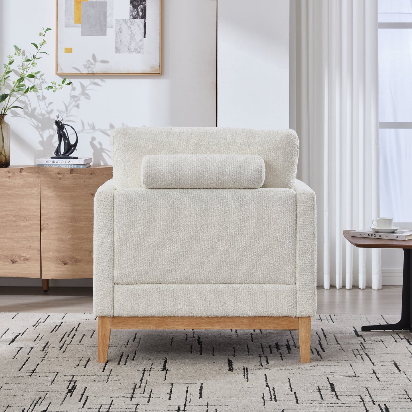 Modern Farmhouse Performance Accent Chair