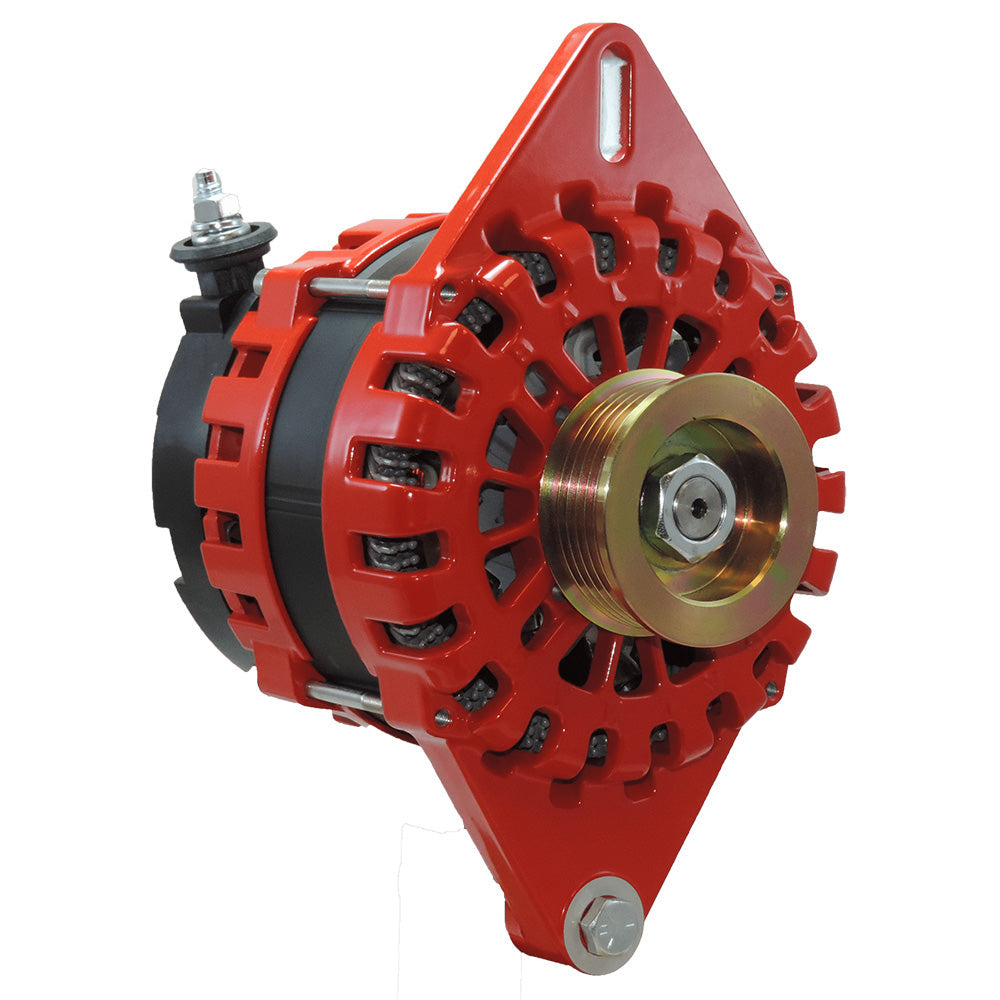 バルマー オルタネーター 250 AMP 12V 1-2インチ シングルフットスピンドルマウント K6プーリー [XT-SF-250-K6]