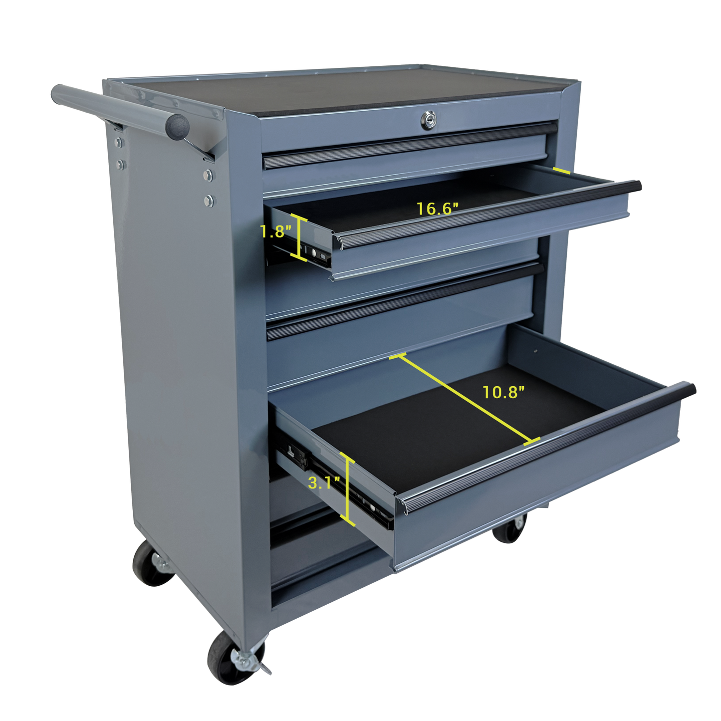 Rolling Metal Tool Chest with 7 Drawers