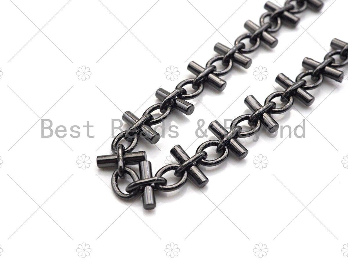High Quality Hand Made Bar Oval Chain, 18K Real Gold Plated Chain, Wholesale bulk Chain, 8x10mm,sku#M319