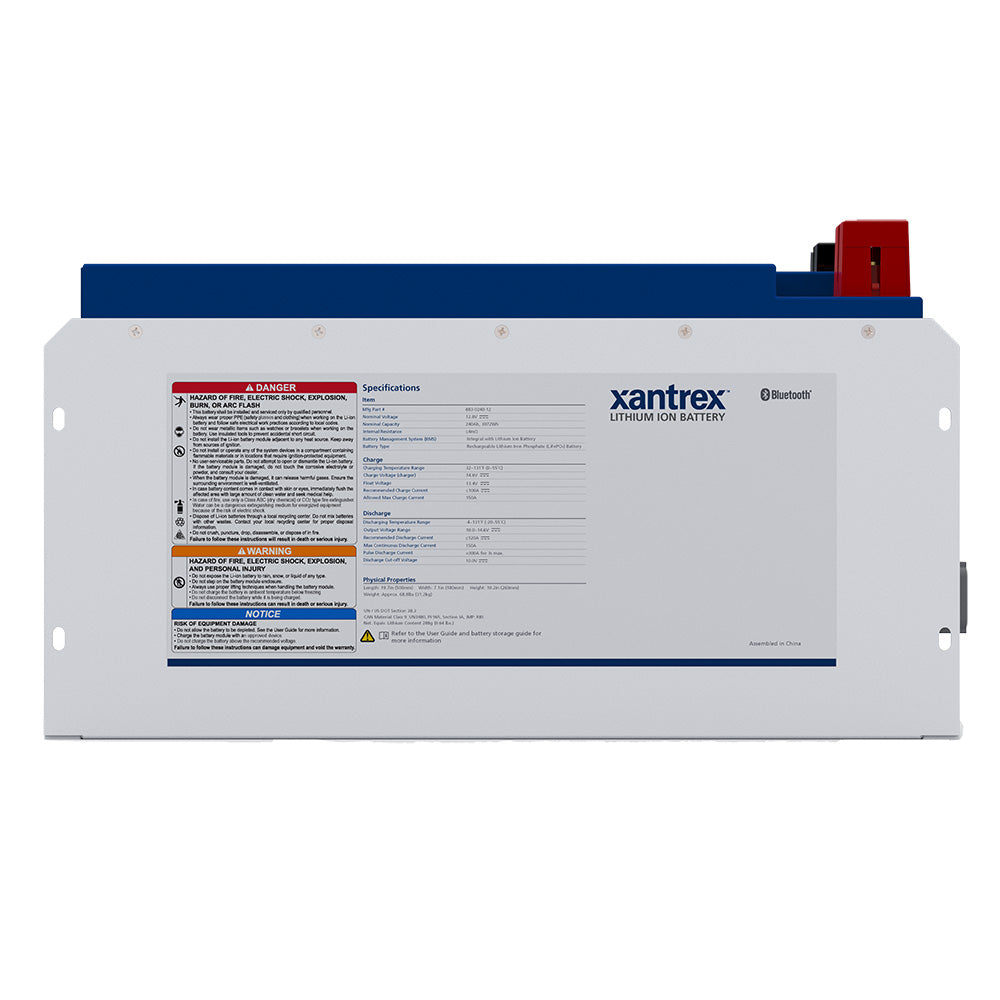 Batterie au lithium fer phosphate (LiFePO4) Xantrex - 240AH - 12VCC [883-0240-12]
