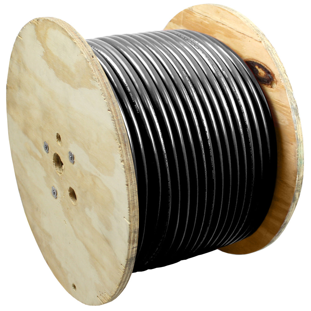 Pacer Black 2 AWG Battery Cable - 500  [WUL2BK-500]