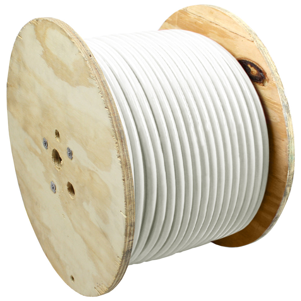 Pacer White 2 AWG Battery Cable - 500  [WUL2WH-500]