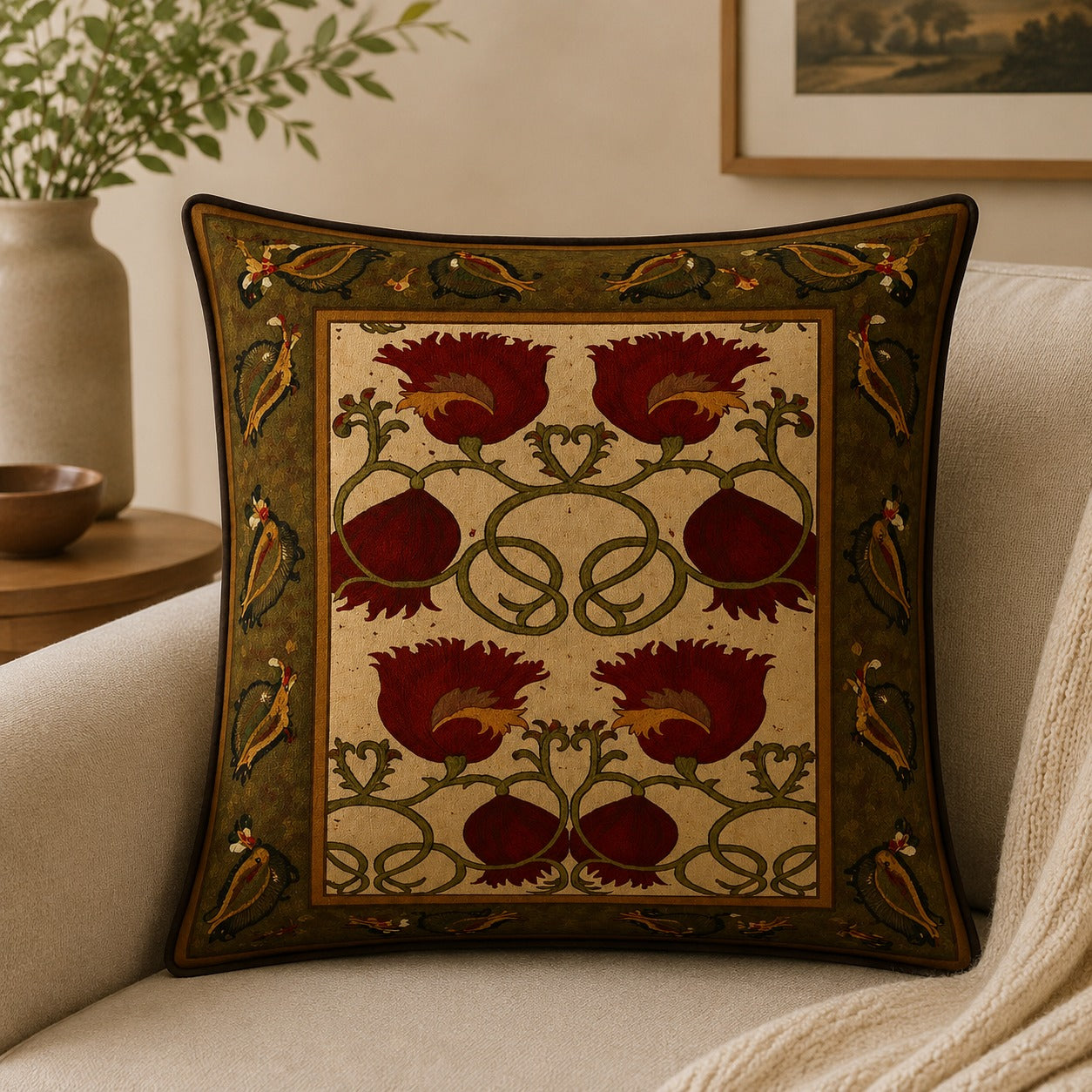 Persian-Inspired Luxurious Accent Cushions