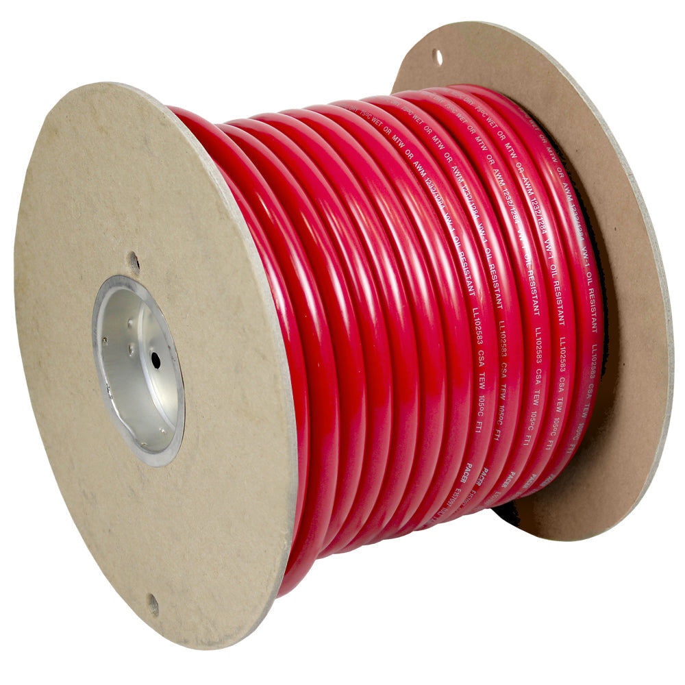Câble de batterie Pacer rouge 4/0 AWG - 100 pi [WUL4/0RD-100]