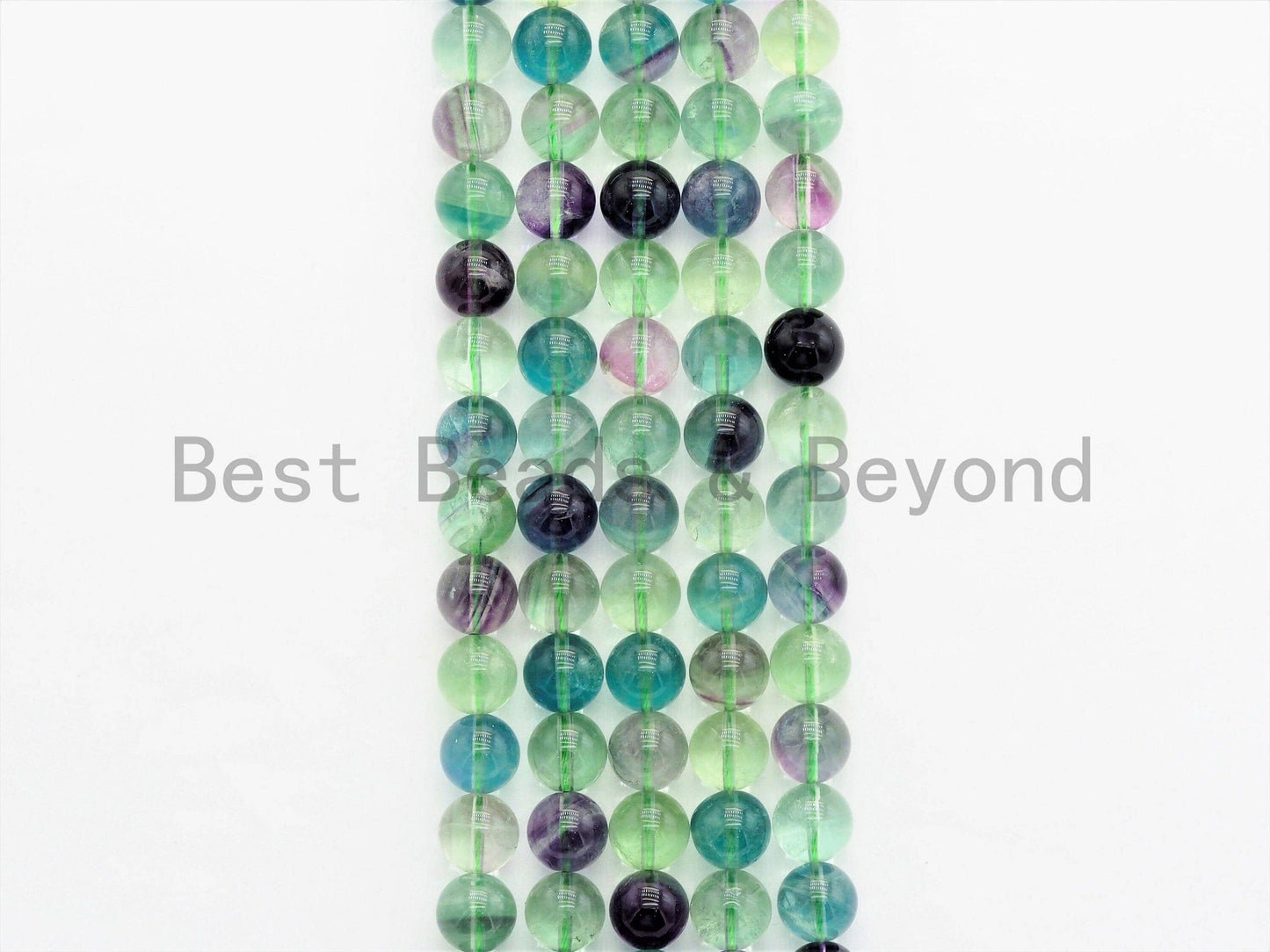 Natural Rainbow Fluorite beads, High Quality Intense Color Round Smooth 6mm/8mm/10mm/12mm, Fluorite Beads, 15.5inch strand, SKU#U337