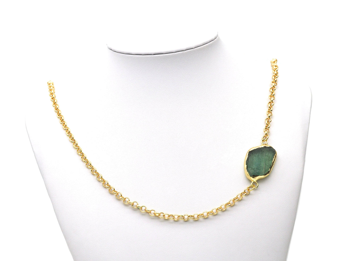 Green Fluorite Pendant, Sku#YT28