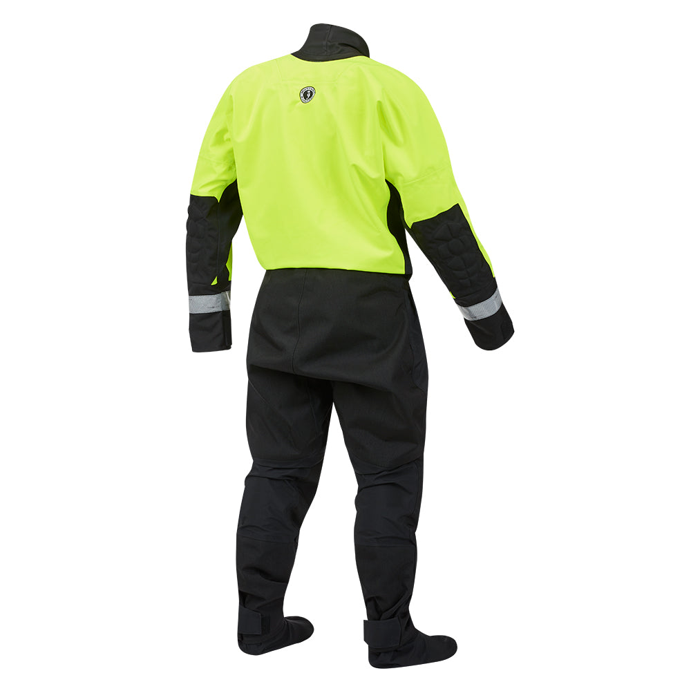 Combinaison étanche de sauvetage en eau Mustang MSD576 - Jaune vert fluorescent-Noir - XXL [MSD57602-251-XXL-101]