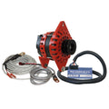 Balmar オルタネーター 250 AMP キット 12V 4" デュアルフットサドル デュアルVプーリー レギュレーター 温度センサー [XT-DF4-250-DV-KIT]
